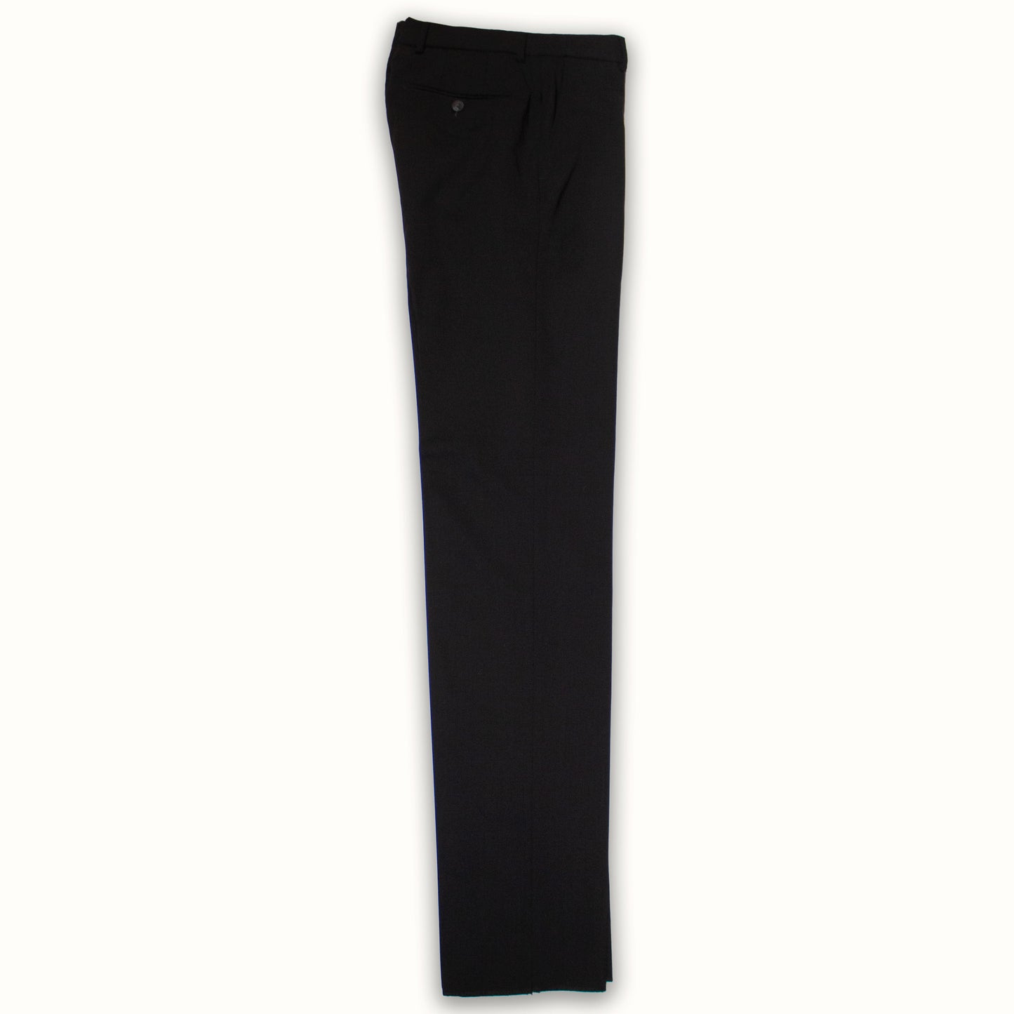 Slim Fit Solid Black Pants
