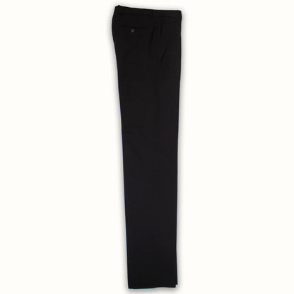 Slim Fit Solid Black Pants
