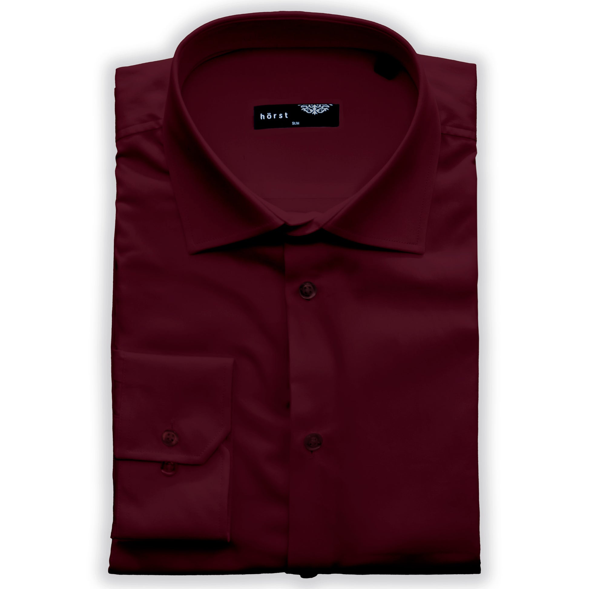 Solid Burgundy Shirt (slim Fit) epicmenswear Solid Burgundy Shirt (slim Fit) epicmenswear