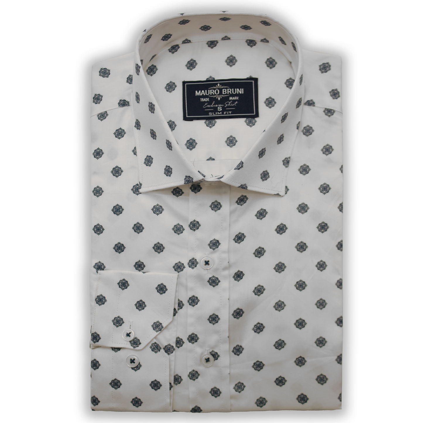 Mauro Bruni Slim Fit Shirt WhiteB