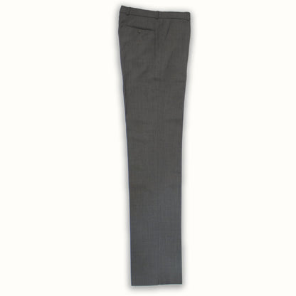 Slim Fit Solid Dark Grey Pants