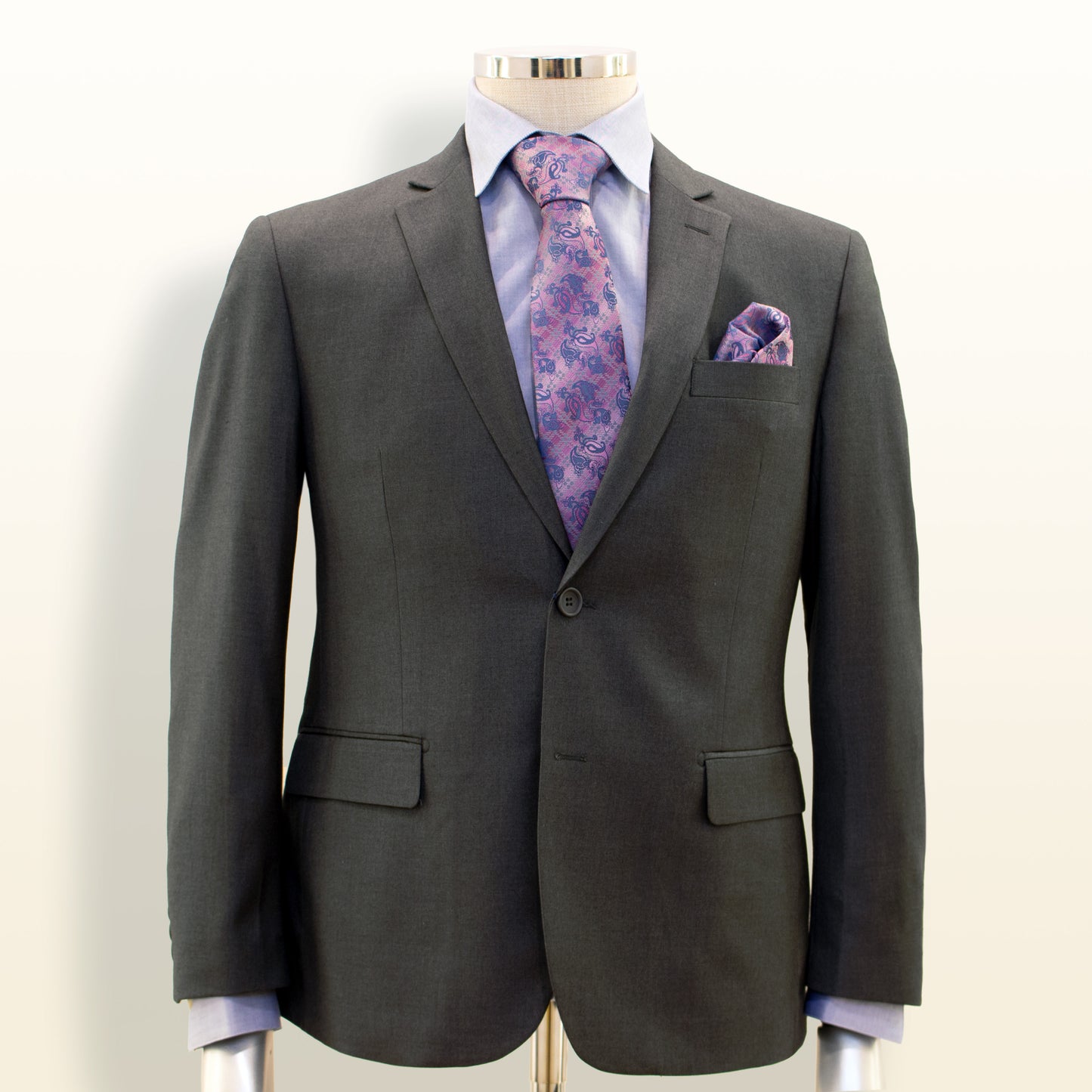 Giorgio Fiorelli Charcoal Grey - Slim Fit