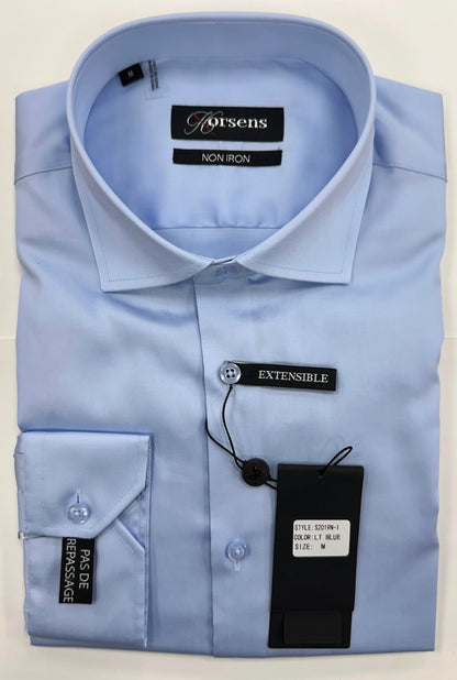 Blue Lief Horsen No Iron Dress Shirt