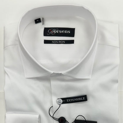 White Lief Horsen No Iron Dress Shirt