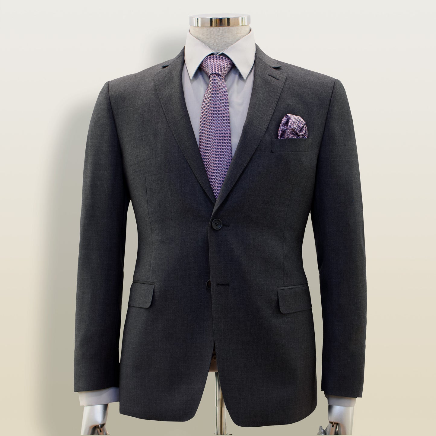 Mantoni Charcoal Grey - Slim Fit