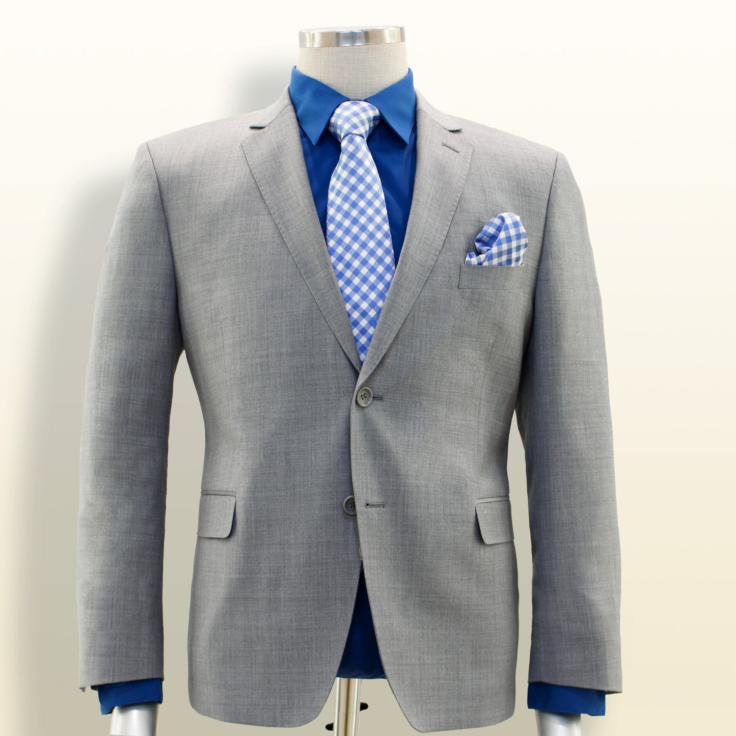 Mantoni Gris Clair - Coupe Slim