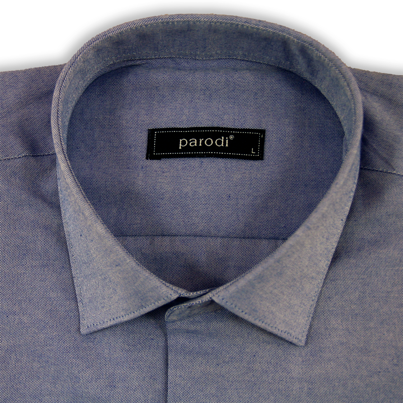Chemise formelle bleue coupe slim