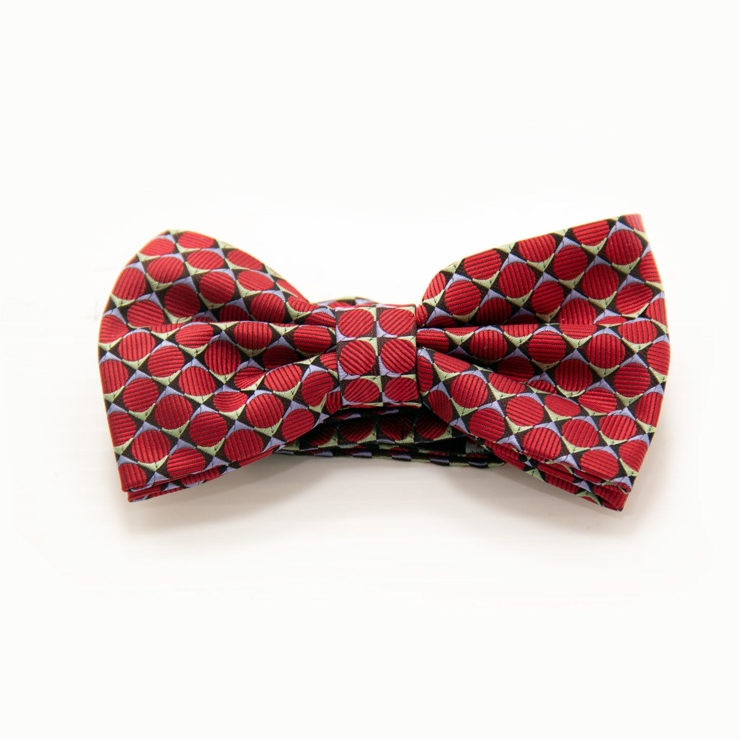 Red, Blue n Green Bow Tie - Printed