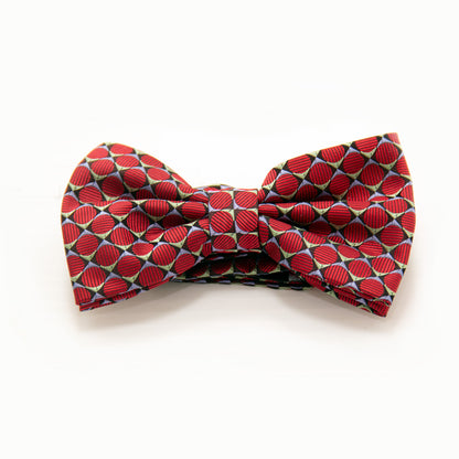 Red, Blue n Green Bow Tie - Printed