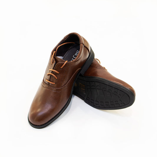 Bajing Boys Lace-Up Brn