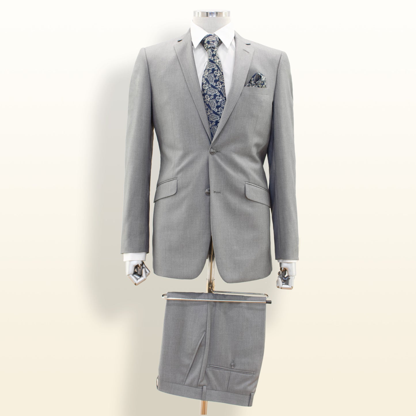 Renoir Light Grey - Slim Fit