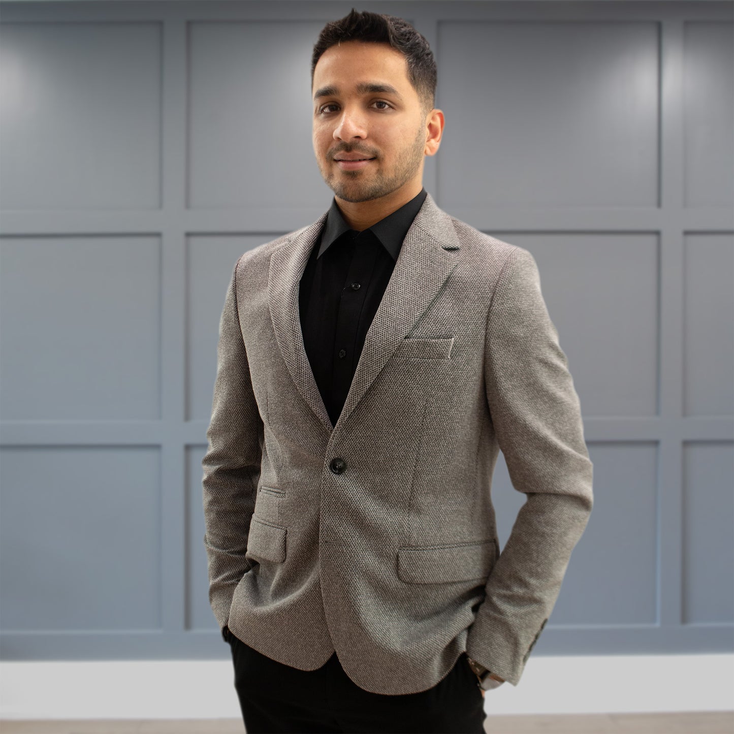 Sergio White/Black - Slim Fit
