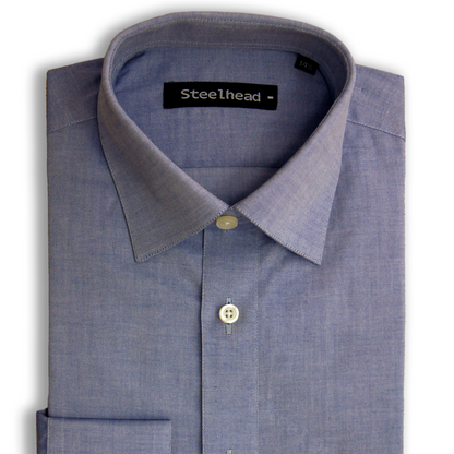 Chemise habillée bleue coupe moderne